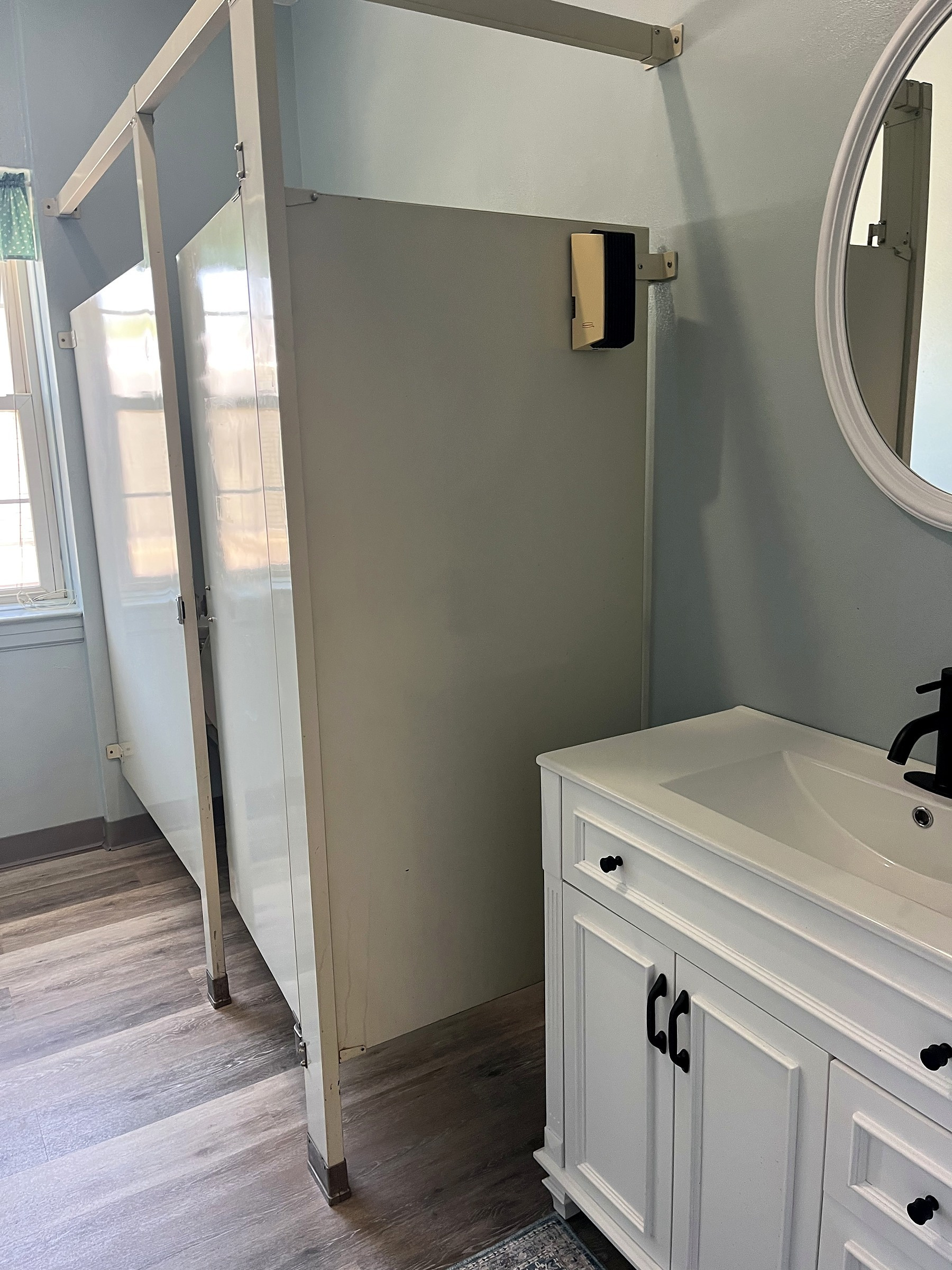 Commercial Restroom Update, completed project photo 1