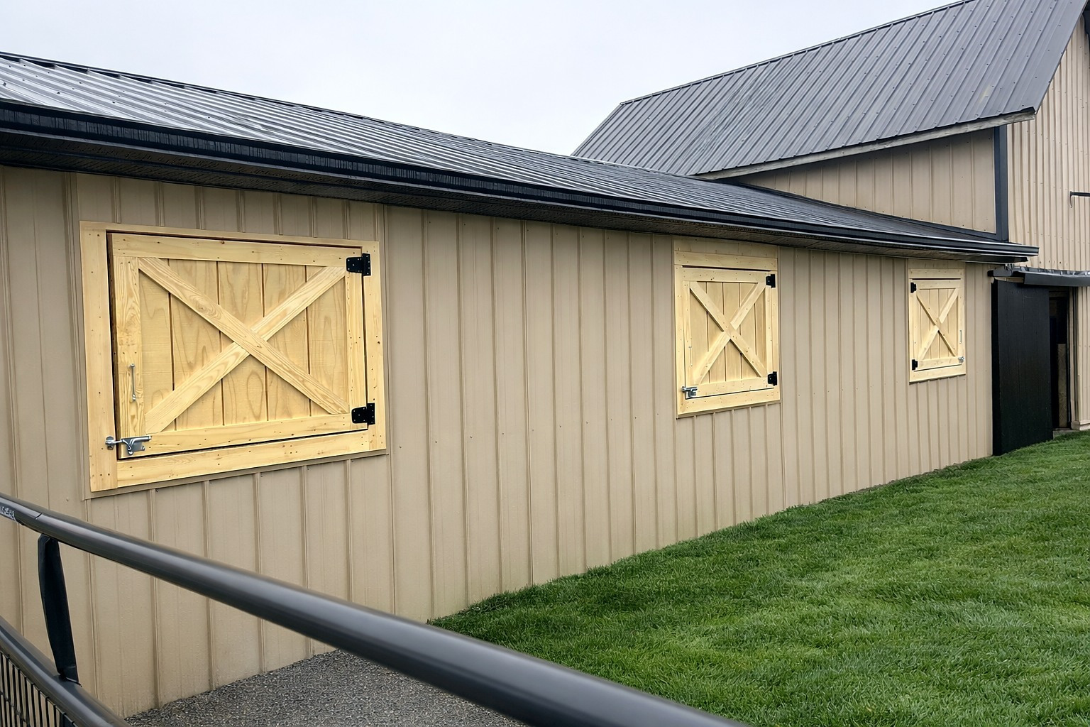 Horse barn custom upgrades