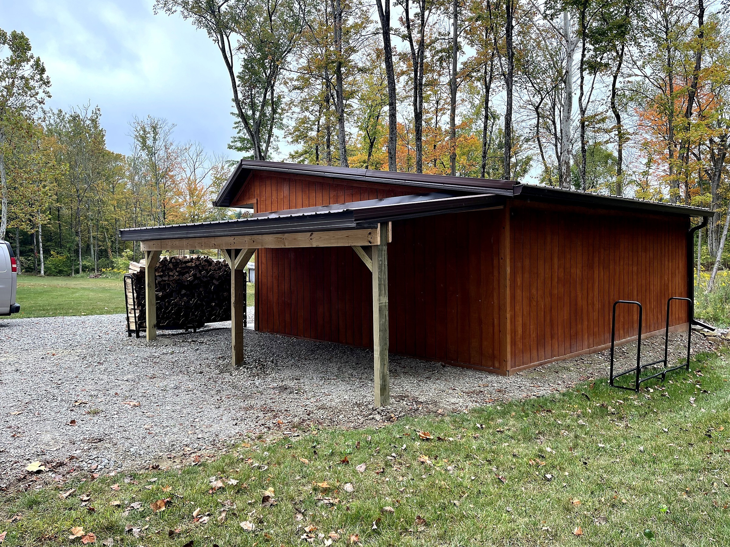 Storage Lean-To Addition, completed project photo 2